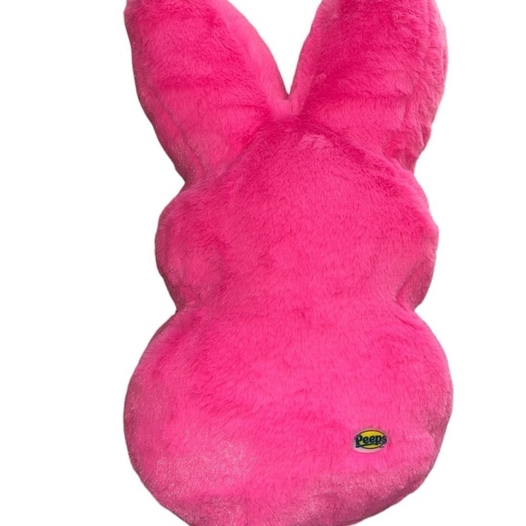 NWT Pink cotton candy scent peep bunny plush stuffed animal - Picture 2 of 2